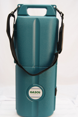 Gasco CC-58-AL Case Exterior with Carrying Strap