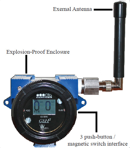 Otis Insrtruments OI-5950 WireFree Switch-State Transmitter for level,pressure,temperature sensors for Fixed Gas Detection System